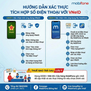 Hướng dẫn xác thực thông tin thuê bao di động MobiFone theo...