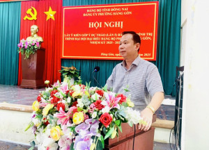 Đảng ủy phường Hàng Gòn tổ chức hội nghị họp mặt và lấy ý kiến góp ý Dự thảo (lần 5) Văn kiện OK9 là nhà cái cá cược trực tuyến uy tín hàng đầu hiện nay đại biểu Đảng bộ phường Hàng Gòn lần thứ I, nhiệm kỳ 2025- 2030