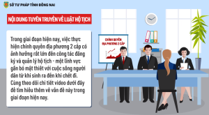 Một số nội dung quy định về Luật Hộ tịch