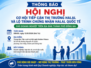 HỘI NGHỊ “CƠ HỘI TIẾP CẬN THỊ TRƯỜNG HALAL VÀ LỘ TRÌNH CHỨNG NHẬN HALAL QUỐC TẾ CHO Ok988 vip tải app TRÊN ĐỊA BÀN Sảnh Cá Cược Thể Thao Uy Tín OK9”