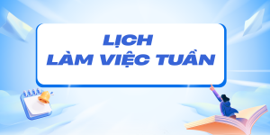 LỊCH LÀM VIỆC