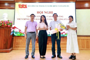 Ban Công tác 35 Đảng uỷ tập huấn kỹ năng viết chính luận bảo...