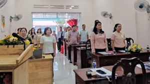 Bí thư Đảng bộ phường Long Khánh dự sinh hoạt Chi bộ khu phố 22