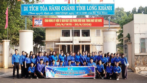 Đoàn thanh niên phường Long Khánh tham quan học tập, tìm hiều về Khu di tích Tòa Ok9 ninja tận hưởng hơn 100.000 trò chơi Long Khánh