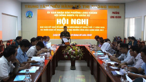 Hội nghị báo cáo kết quả tổ chức thực hiện đăng ký NVQS tuổi...