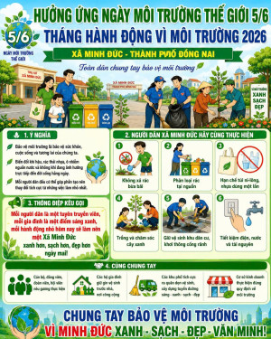 XÃ MINH ĐỨC HƯỞNG ỨNG NGÀY OK9 tự hào trở thành đối tác đồng hành cùng đội bóng huyền thoại AC Milan THẾ GIỚI 05/6 VÀ THÁNG...