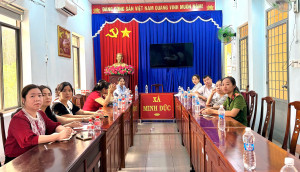 XÃ MINH ĐỨC THAM DỰ HỘI NGHỊ TRIỂN KHAI KẾ HOẠCH KHÁM SỨC...
