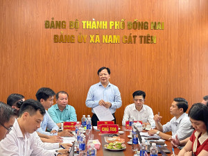 TIẾP VÀ LÀM VIỆC VỚI ĐOÀN KHẢO SÁT THƯỜNG TRỰC HĐND THÀNH...