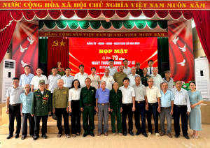 Xã Nha Bích tổ chức họp mặt kỷ niệm 79 năm Ngày Thương binh...