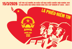 Chào mừng ngày bầu cử HĐND các cấp 15/3/2026