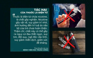 THUỐC LÁ ĐIỆN TỬ VÀ NHỮNG TÁC HẠI KHÔN LƯỜNG ĐỐI VỚI SỨC...