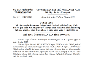 Công bố Danh mục thủ tục Ok9 ninja tận hưởng hơn 100.000 trò chơi và phê duyệt quy trình nội bộ, quy trình điện tử giải quyết thủ tục Ok9 ninja tận hưởng hơn 100.000 trò chơi ban hành mới trong lĩnh vực người có công thuộc phạm vi chức năng quản lý của Sở Nội vụ