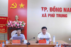 XÃ PHÚ TRUNG THAM DỰ HỘI NGHỊ SƠ KẾT 1 NĂM VẬN HÀNH MÔ HÌNH...