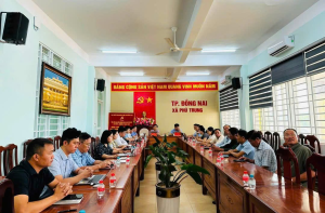Đảng ủy xã Phú Trung tham dự Hội nghị sơ kết công tác Sảnh Cá Cược Thể Thao Uy Tín Và Đẳng Cấp Nhất 2026 Đảng 6 tháng đầu năm 2026