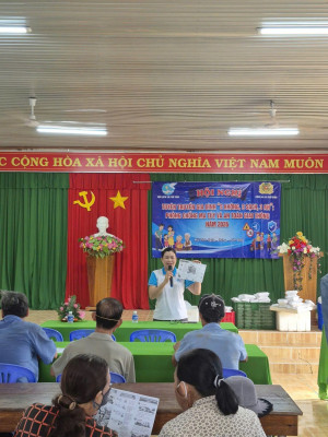 HỘI LIÊN HIỆP PHỤ NỮ XÃ ĐẨY MẠNH THỰC HIỆN CUỘC VẬN ĐỘNG...