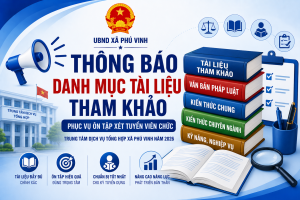 THÔNG BÁO Về việc công bố Danh mục tài liệu tham khảo phục...