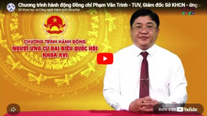 Chương trình hành động của Đồng chí Phạm Văn Trinh - Tỉnh ủy viên, Giám đốc Sở Khoa học và Công nghệ -  ứng cử viên đại biểu Ok910 tỷ lệ cược cao khóa XVI - Đơn vị bầu cử số 6