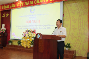 Tổ chức lớp tuyên truyền tư vấn về công tác xuất khẩu lao...
