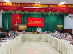 UBND xã Tân An tổ chức Hội nghị giao ban đánh giá kết quả...