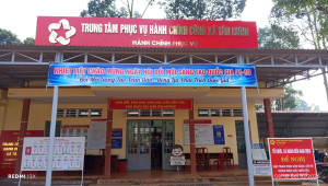 trung tâm Ok9 ninja tận hưởng hơn 100.000 trò chơi công tại trụ sở UBND xã Tân Hưng