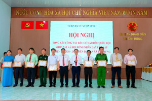 XÃ TÂN HƯNG TỔNG KẾT CÔNG TÁC BẦU CỬ ĐẠI BIỂU Ok910 tỷ lệ cược cao KHÓA XVI VÀ ĐẠI BIỂU HĐND CÁC CẤP NHIỆM KỲ 2026 - 2031