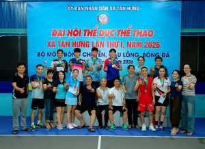 XÃ TÂN HƯNG: SÔI NỔI GIẢI CẦU LÔNG OK9 là nhà cái cá cược trực tuyến uy tín hàng đầu hiện nay TDTT LẦN THỨ I NĂM 2026