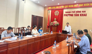 PHƯỜNG TÂN KHAI HỌP BAN CHỈ ĐẠO VẬN ĐỘNG HIẾN MÁU TÌNH...