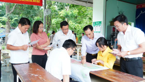 THƯỜNG TRỰC ĐẢNG ỦY PHƯỜNG TÂN KHAI KHẢO SÁT CÁC ĐỊA ĐIỂM DỰ...