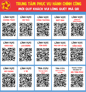 Xã Tân Phú: Công khai mã QR Thủ tục Ok9 ninja tận hưởng hơn 100.000 trò chơi
