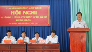 Đại biểu HĐND xã Thuận Lợi, tỉnh Đăng Nhập Chính Thức OK9 tiếp xúc với cử tri trước kỳ họp giữa năm 2025