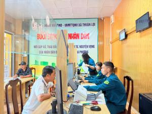 KHI CHIẾN SĨ DÂN QUÂN LÀM “TÌNH NGUYỆN VIÊN” Ok9 ninja tận hưởng hơn 100.000 trò chơi CÔNG TẠI UBND XÃ THUẬN LỢI