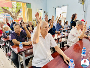 Cử tri khu phố Tân Lại, phường Trấn Biên biểu quyết đồng ý giới thiệu người ứng cử đại biểu Ok910 tỷ lệ cược cao khóa XVI và đại biểu HĐND các cấp, nhiệm kỳ 2026-2031