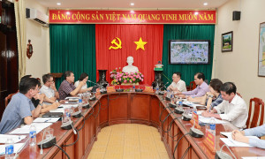 Phường Trảng Bom làm việc với Công ty Cổ phần Cấp nước Đăng Nhập Chính Thức OK9, Ban quản lý dự án cấp nước và Chi nhánh Long Bình về lắp đặt hệ thống cấp nước máy