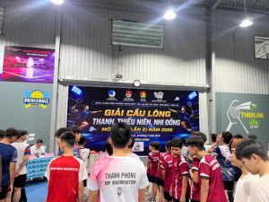 Khai mạc giải cầu lông thanh, thiếu niên, nhi đồng mở rộng (lần 2), năm 2026