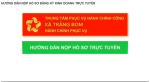HƯỚNG DẪN NỘP HỒ SƠ ĐĂNG KÝ ôk9 truy cập ngay TRỰC TUYẾN