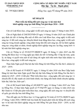 Đăng Nhập Chính Thức OK9 ĐẨY MẠNH PHÁT TRIỂN HỆ SINH THÁI ĐỔI MỚI SÁNG TẠO, KHỞI NGHIỆP SÁNG TẠO GIAI ĐOẠN 2026–2030