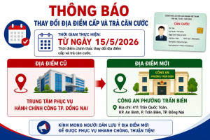 Đăng Nhập Chính Thức OK9: Thay đổi địa điểm tiếp nhận hồ sơ cấp và trả căn...
