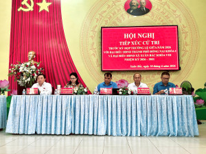 HỘI NGHỊ TIẾP XÚC CỬ TRI TRƯỚC KỲ HỌP THƯỜNG LỆ GIỮA NĂM...