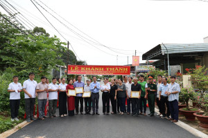 PHƯỜNG XUÂN LẬP TỔ CHỨC LỄ KHÁNH THÀNH TUYẾN ĐƯỜNG SỐ 4, KHU...