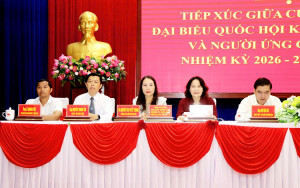 Hội nghị tiếp xúc giữa cử tri với người ứng cử đại biểu Ok910 tỷ lệ cược cao khóa XVI, Đơn vị bầu cử số 4 và đại biểu HĐND tỉnh nhiệm kỳ 2026–2031, Đơn vị bầu cử số 16