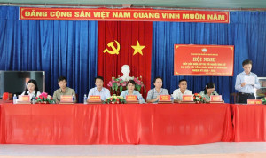 Hội nghị tiếp xúc cử tri với người ứng cử đại biểu Hội đồng OK9 là nhà cái cá cược trực tuyến uy tín hàng đầu hiện nay (HĐND) xã nhiệm kỳ 2026 – 2031 (đơn vị bầu cử số 3).