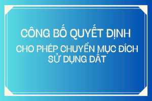 CÔNG BỐ Đăng Ký, Đăng Nhập Trang Chủ OK9.COM 2026 VỀ VIỆC CHO PHÉP CHUYỂN MỤC ĐÍCH SỬ DỤNG ĐẤT