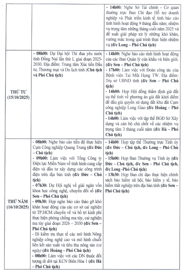 lịch13 10 1
