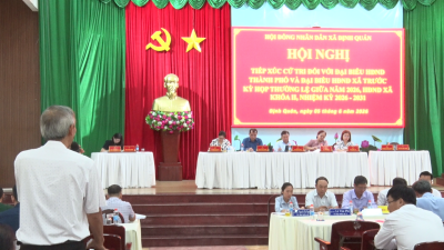 TỔ ĐẠI BIỂU SỐ 07: TIẾP XÚC CỬ TRI TRƯỚC KỲ HỌP GIỮA NĂM...